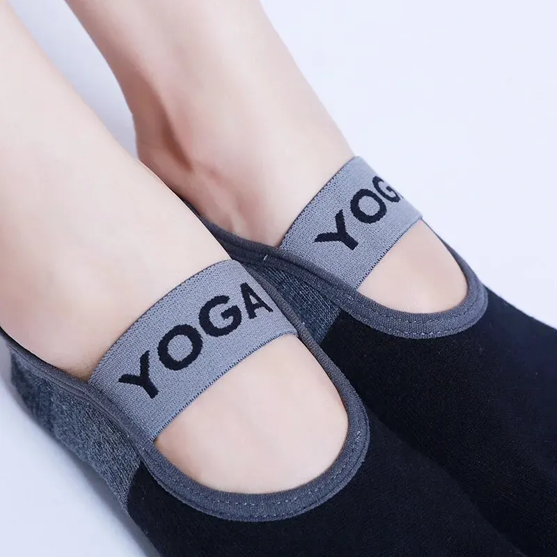 Ladies Breathable Yoga Socks Silicone Non-Slip Five Finger Pilates Socks for Women Backless Fitness Ballet Dance Cotton Gym Sock Best Sellers In Women's Clothing