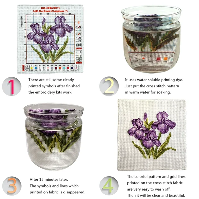 Joy Sunday Pre-printed Cross Stitch Kit 5