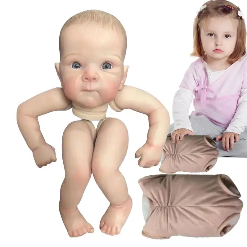 Silicone Toddler Doll Simulated Toddler Doll Realistic Soft Silicone Dolls Gag Joke Toys For Living Room Classroom Bedroom Stage