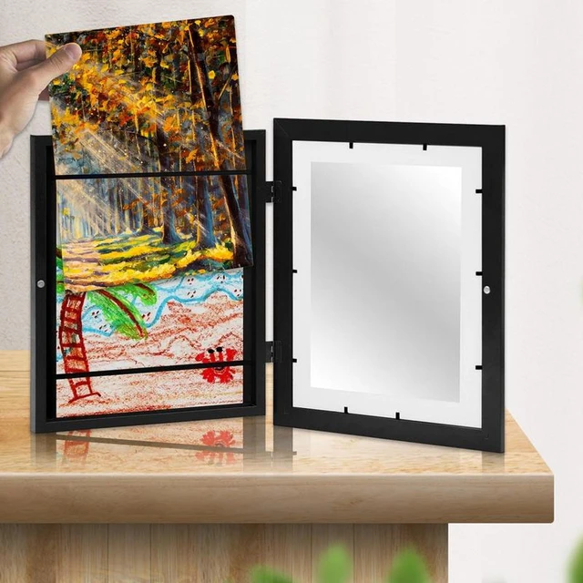 Artwork Storage Frame School Child Artwork Frames In Wood Picture