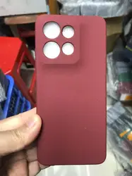 Matte Soft Frosting Back Protective Phone Case for Motorola Moto G Stylus 5G (2025) (Red)