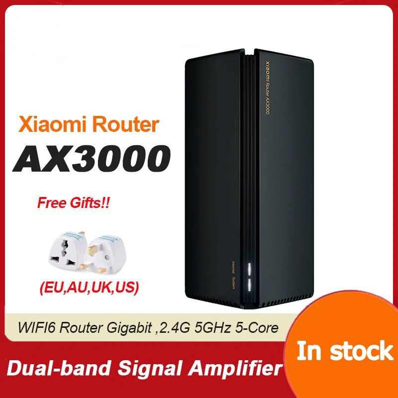 2021 Nuovo Router Xiaomi Ax3000 Mesh Wifi6 2.4G 5.0 Ghz Full Gigabit 5G Ripetitore Wifi 4 Antenne Rete Extender Mesh Router