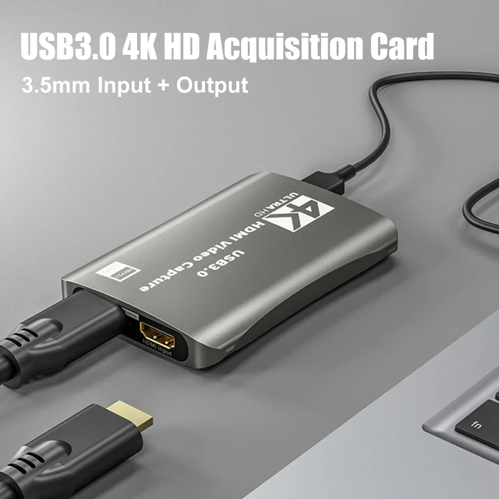 Carte D'acquisition Vidéo Hd 4k 60fps, Usb 3.0, À Boucle, Hdmi, Avec Micro  Audio Et Streaming, Pour Nintendo Switch Ps4 5 - AliExpress