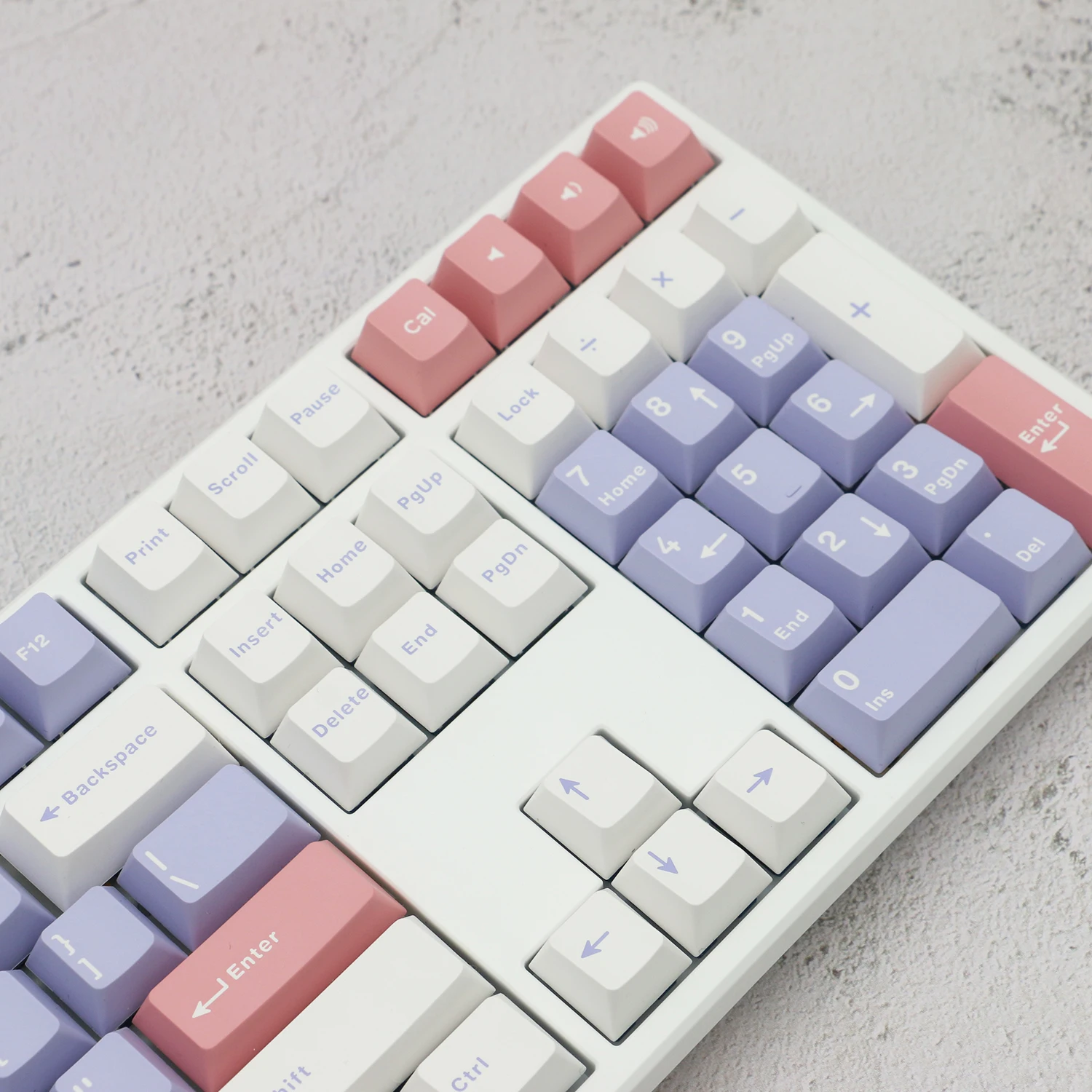 Gmk Lavanda Violeta Keycaps Pbt Double Shot Caps Chave Cherry Perfil Keycap Iso Enter para Teclado Mecânico 169 Teclas Definir - Imagem 4