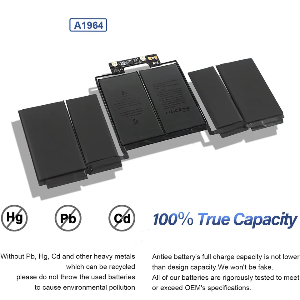 Batteria Per MacBook Pro 15" A1321 (2009-2010) - 77.5Wh 9-Cell Ricambio Compatibile - Foto 5