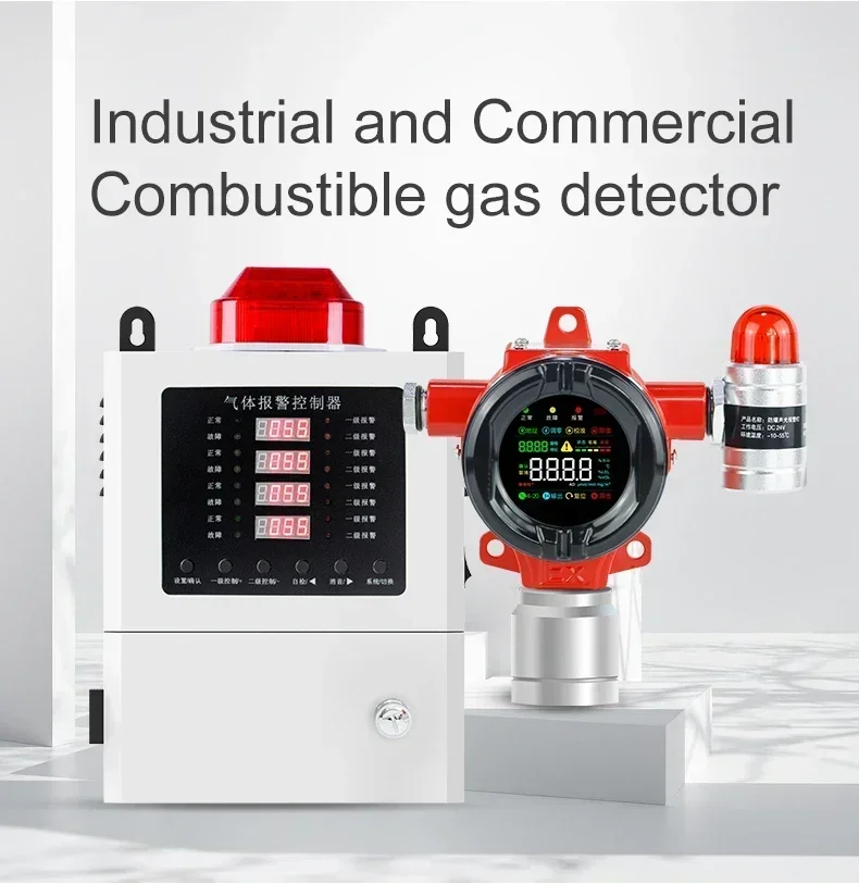 Methane CH4 Fixed Gas Sensor Industrial Gas Detector CH4 Sensor Methane Leak Alarm