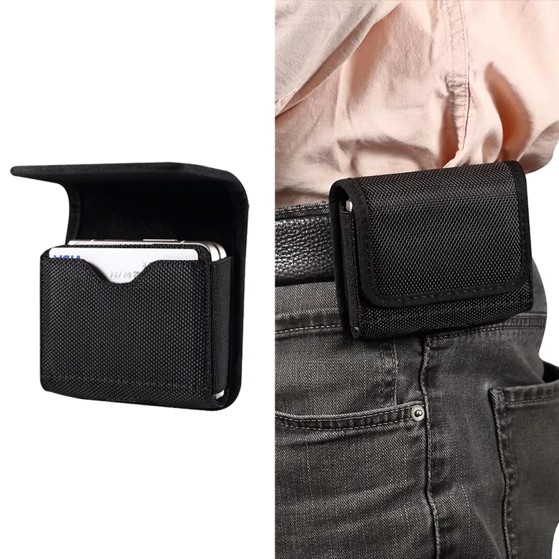 Premium Oxford Cloth Waist Pouch with Belt Clip Holster
