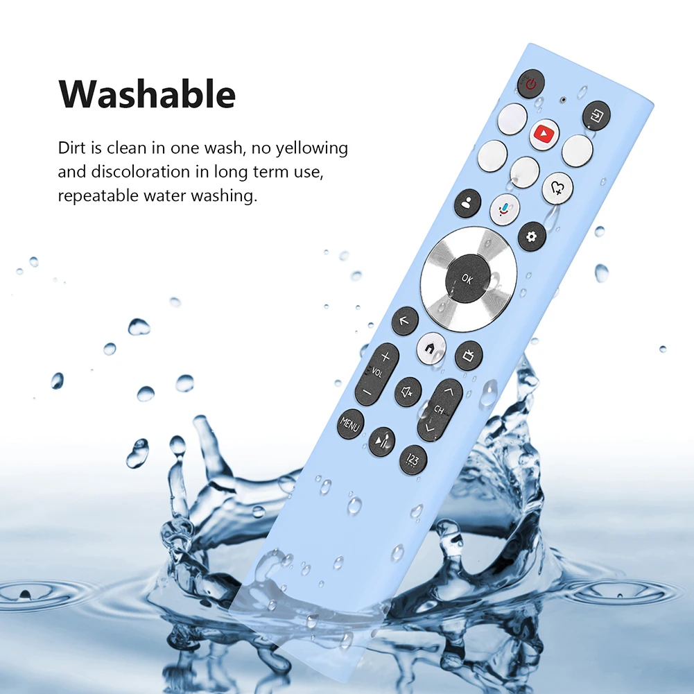 Silicone Cover Protective Case Shockproof Silicone Sleeve Remote Case Soft Protector Hisense ERF6A80/ERF6G80H/ERF6F80H