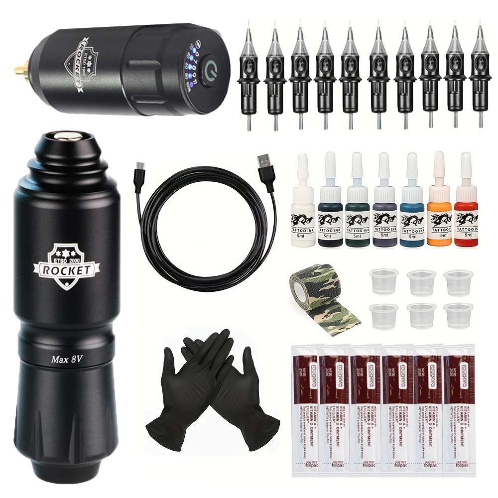 complete-wireless-tattoo-machine-set-rocket-mini-rotary-tattoo-pen-with-led-tattoo-power-supply-battery-tattoo-kit-for-body-art