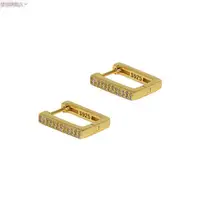 REETI 925 boucles d'oreilles en argent Sterling boucles d'oreilles géométriques en zircon pour les femmes cadeau boucles d'oreilles bijoux de mode cadeau 6