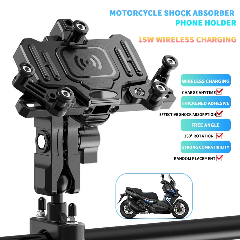 Motorcycle Mobile Phone Holder Wireless Chargingfor  BMW C400X C400GT LX350T R NineT R18 R1200GS  Accesorios Bracket bmw motorcycle oil cooler guard for bmw r ninet 2014 r ninet 5 r ninet pure r ninet racer r ninet scrambler r ninet urban g s