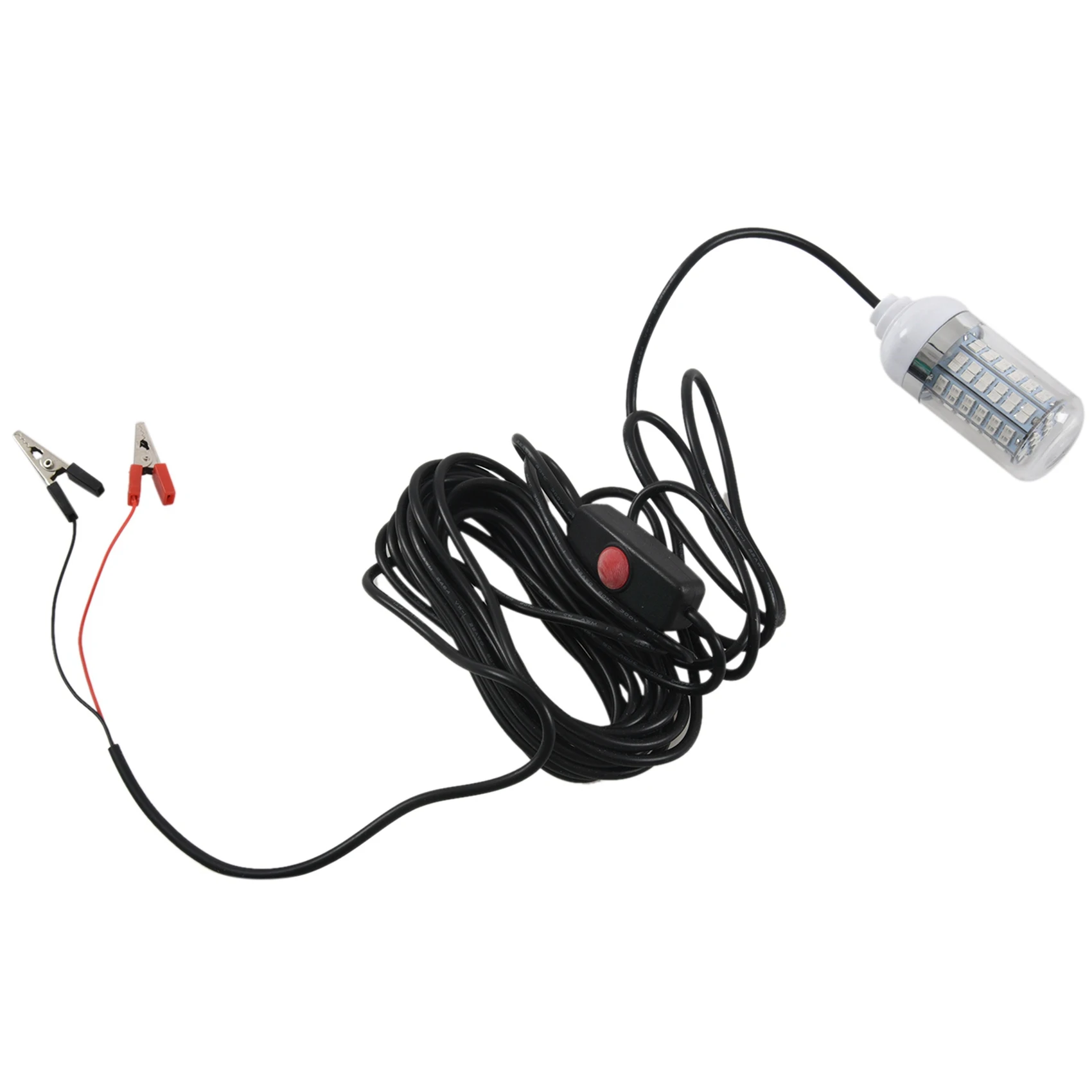 HLZS-4X 12V LED 녹색 수중 낚시등 크래피 쉐드 오징어 보트 낚시등