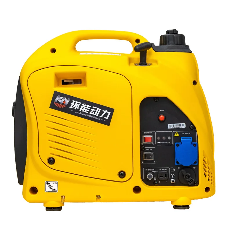 4kw Household 220V small electric generator gasoline generator HUANNENGDONGLI digital frequency conversion silent