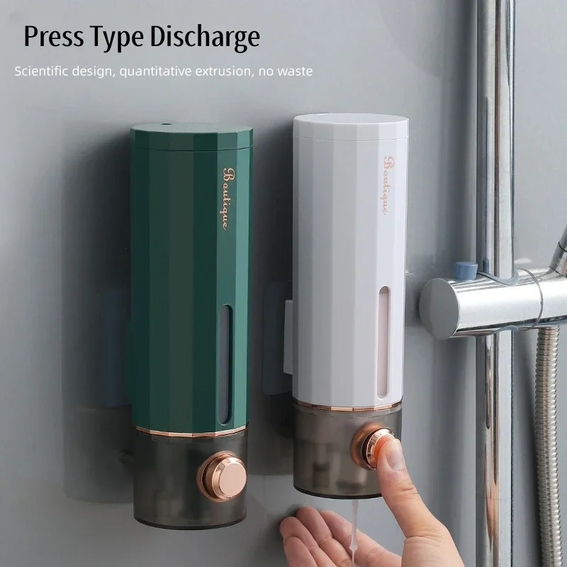 Soap Dispenser Hand Sanitizer Wall Hanger Press Dispenser Shower Gel Shampoo Box Wall Mount