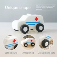 Silikon Holz Fahrzeuge Baby Spielzeug – Bild 3