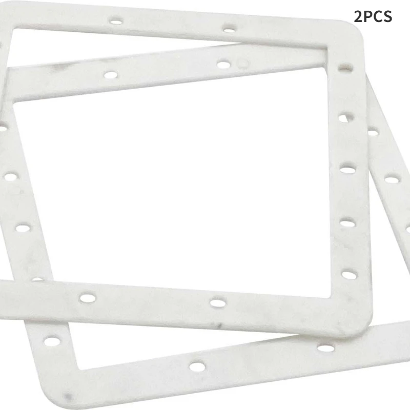 2PC Swimming pool skimmer gasket skimmer box gasket rubber pads for