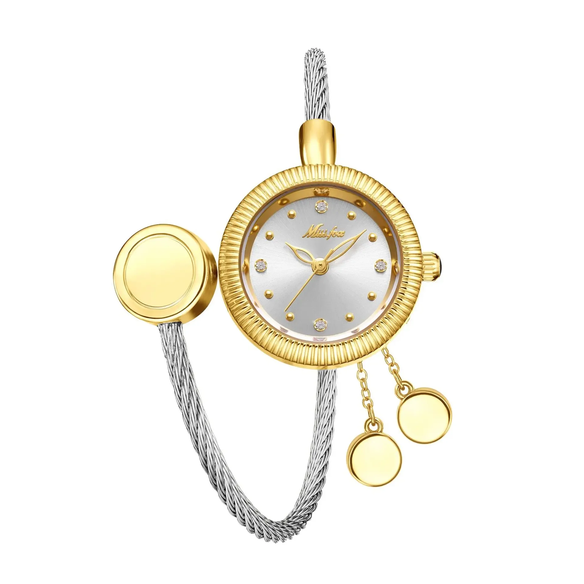 Watches for Women Premium French Small Pendant Bracelet Ladies Quartz Watch Elegant Vintage Clock Reloj Mujer Relogios Feminino