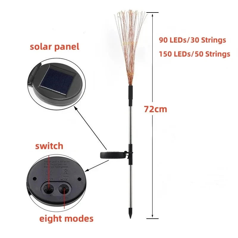 Solar Firework Garden Light 6