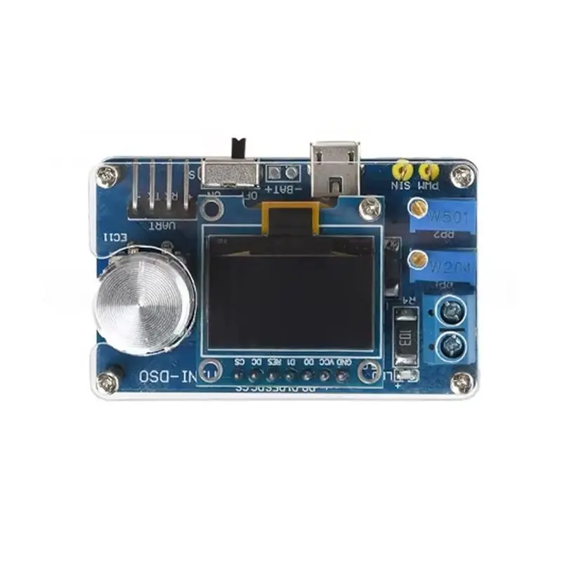 프리미엄-BSTC 마이크로컨트롤러 오실로스코프 키트 0.96인치 DOS LCD DC 5V 전자 DIY 부품 마이크로 USB 인터페이스