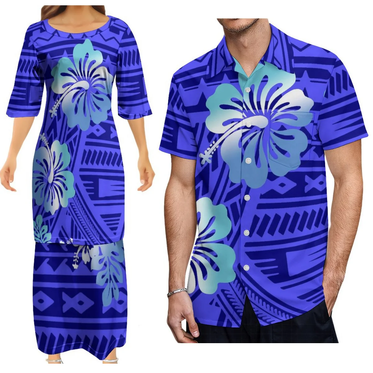 

Женское платье с рукавом до локтя, 2 предмета, 7xl