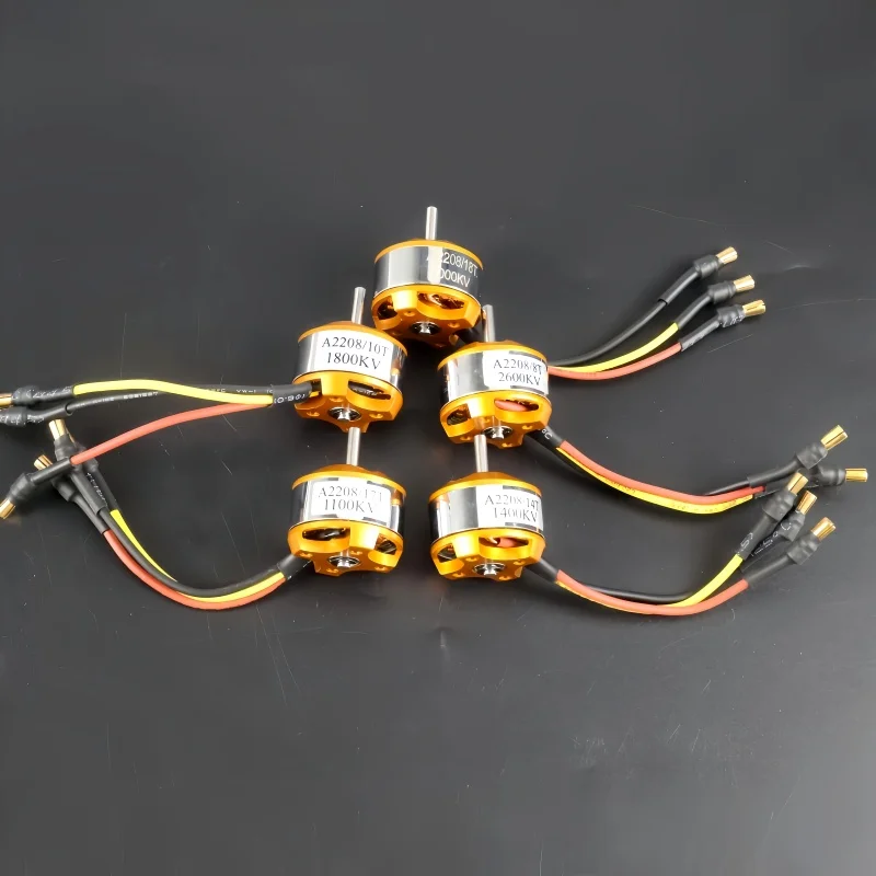 Moteur Brushless A2208 1000KV-2600KV pour RC Drone Avion