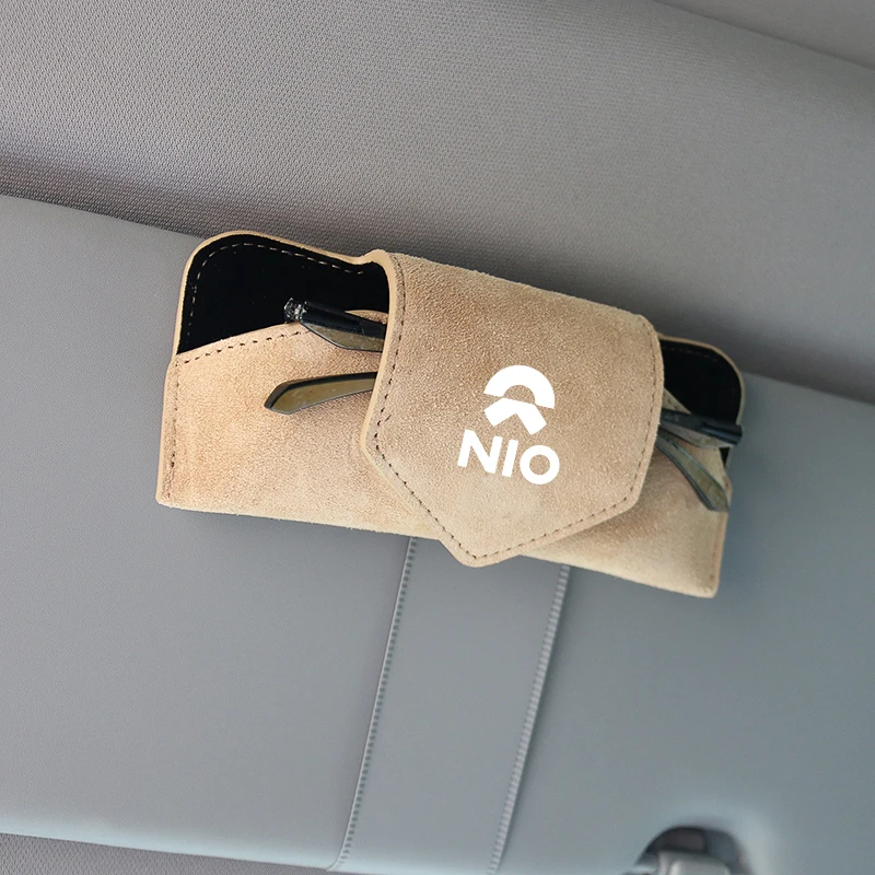 NIO ES6/ES8/EC6/ET7 차량용 안경 케이스 차량용 플립 퍼 선글라스 안경 보관 클립 클립 선글라스 홀더