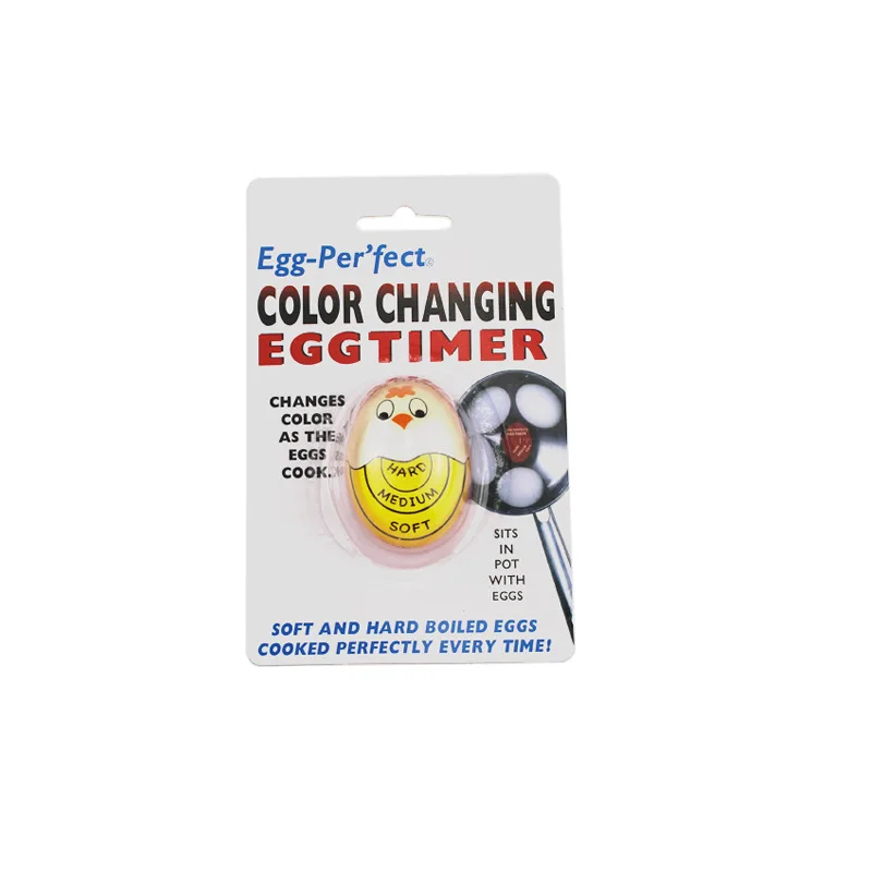 Eco-Friendly Color-Changing Egg Timer - Resin Kitchen Tool for Perfectly Boiled Eggs