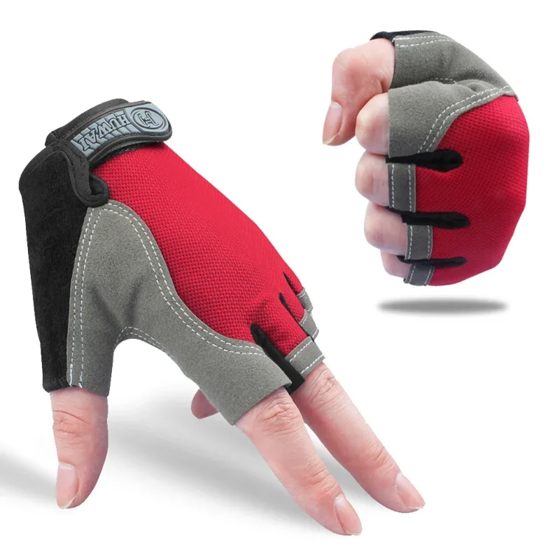 

Fingerless Gloves Summer Men Women Bike Bicycle MTB Gloves Non-slip Breathable Cycling Fishing Gym Motorcycle Biker Gloves