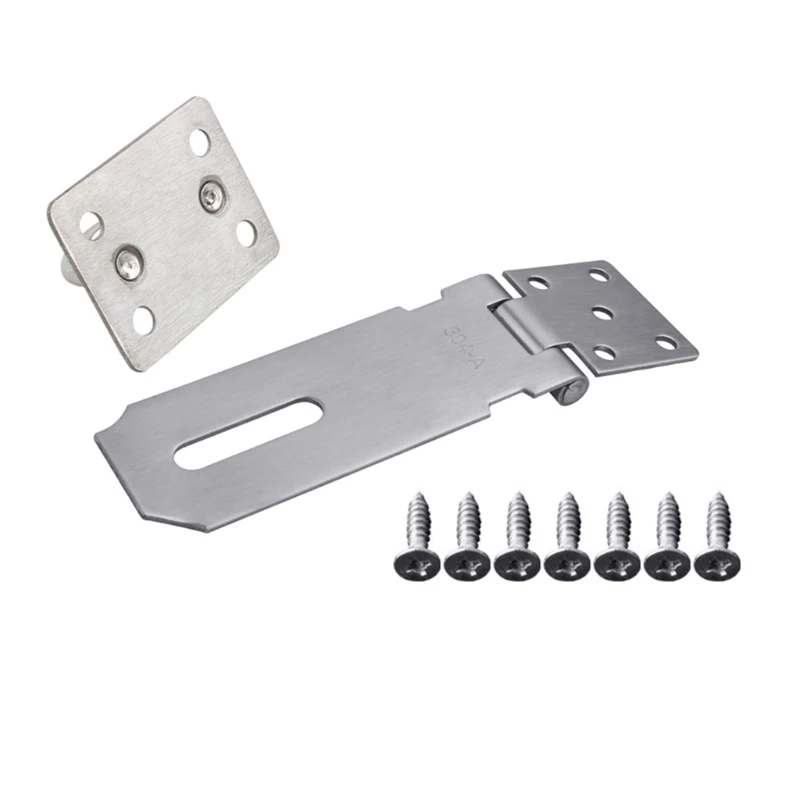 Description Picture 6 of itemMetal Clamps Strong Quality Lock Hasp Set Simple & Practical Fasteners 2pcs