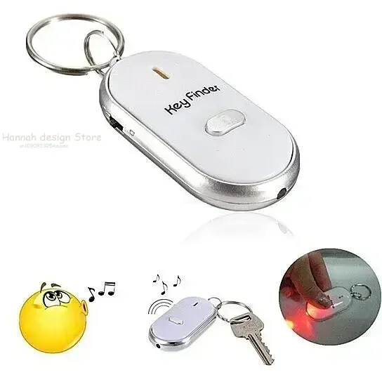 LED Flashlight with Remote Control Sound Key Chain Loss Locator Beep and Flash Sound of Looking for Lost Keys Whistle Key Chain Locator