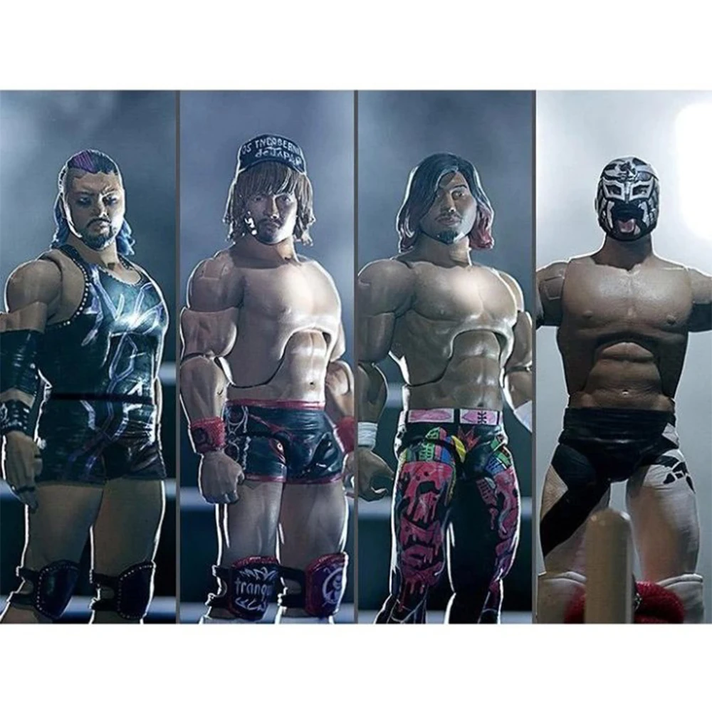Super7 New Japan Pro Wrestling King of Sports Bushi Evil and