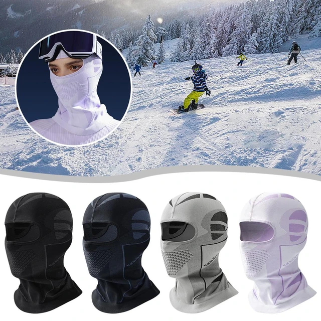 Masque intégral coupe-vent pour l'extérieur, écharpe d'équitation, chapeau  à 4 capuche, bandana pour le cyclisme, le ski et les sports d'hiver,  V3Shrimp - AliExpress