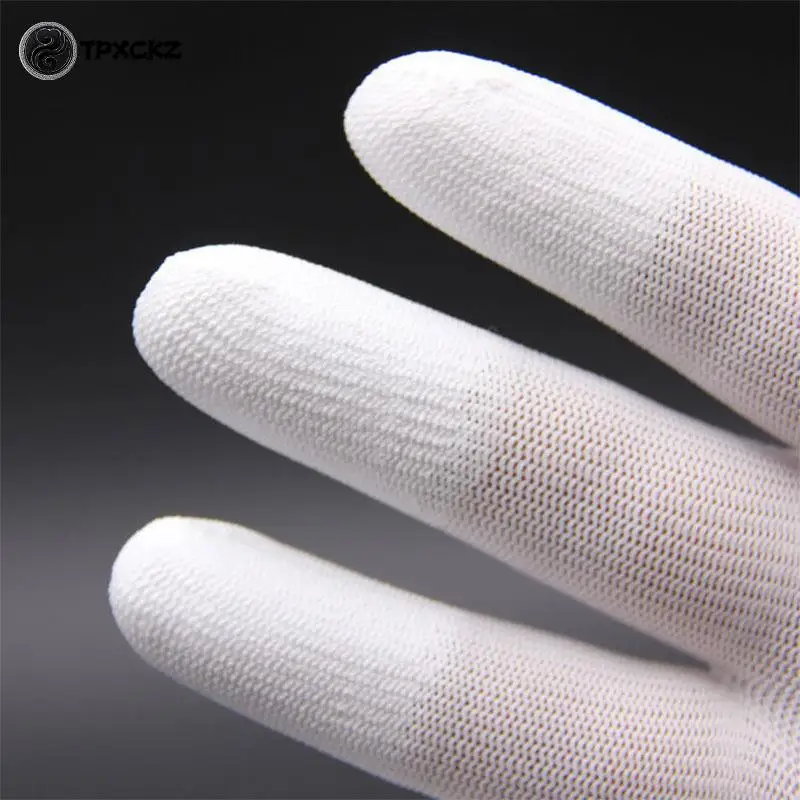 Antistatic Gloves 1 Pair Antistatic Gloves Anti Static ESD Electronic Working Gloves Pu Finger Coated Finger PC Antiskid For Protection