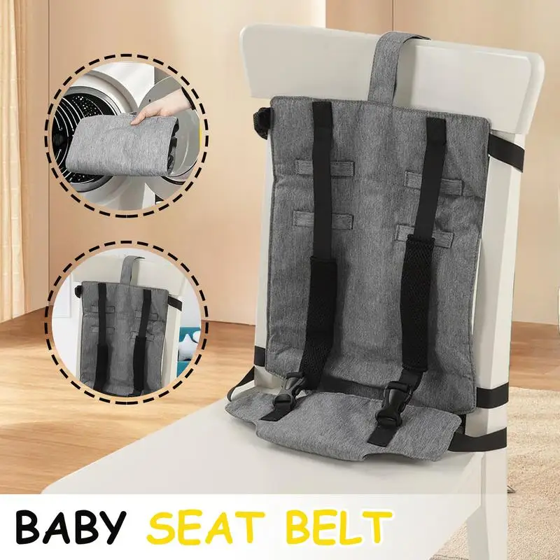 High Chair Safety Straps Safety Belt High Chair Feeding Harness Portable Must-Have Travel Items For Eating Out Travel Vacation