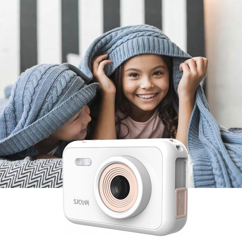 SJCAM FunCam 어린이 카메라, 2.4 인치 대형 디스플레이 화면, 1080P 초고화질 해상도, 시간 제한 사진 촬영
