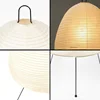 Japanese Style Tripod Desk Lamp Rice Paper Table Lamp Home Decor Lights Creative Living Room Study Bedroom Lamp E27 Home Lights 3