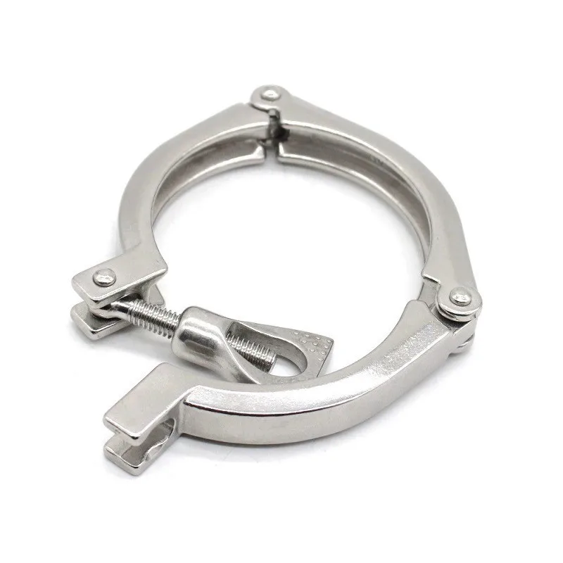 304 Stainless Three Section Sanitary Tri-Clamp Fitting 6" for Homebrew Beer