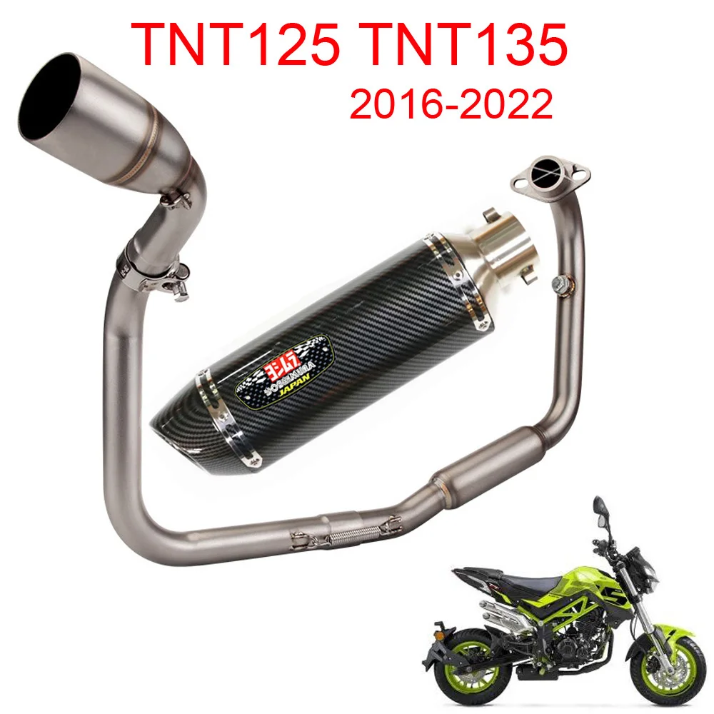 SliponExhaustForBenelliTNT125TNT135MotorcycleExhaustYoshimura