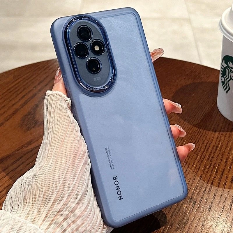 Transparent TPU Silicone Protective Case with Camera Bumper
