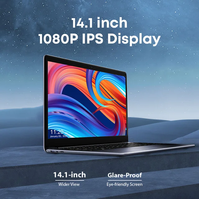 CHUWI – HeroBook Pro pc portable 14.1 pouces, écran FHD, processeur Intel Celeron N4020 Dual Core, UHD Graphics 600, 8 go de RAM, SSD de 256 go, Windows 11 (Copie) – Image 4