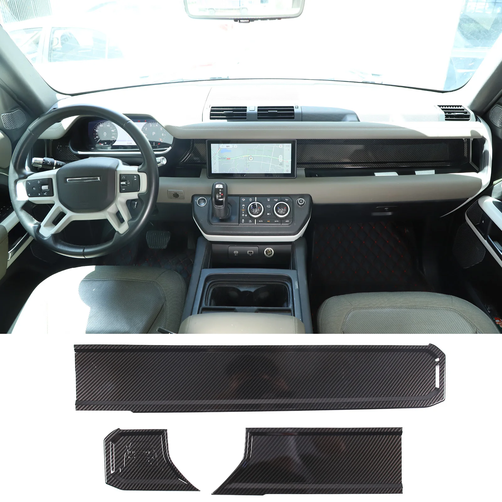 

Корпус для центрального подлокотника автомобильного сиденья из АБС, винтовая крышка, модификация рамки для Land Rover Defender 2022, аксессуары для интерьера автомобиля