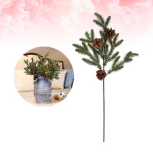 

Artificial Pine Cone Christmas Pine Needles Xmas Ornaments for DIY Crafts Home Winter Holiday Party Decorations