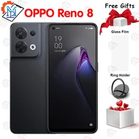 Oryginalny telefon komórkowy OPPO RENO 8 5G 6.43 "ekran 90Hz Dimensity 1300 Octa Core Android 12 4500mAh szybkie ładowanie 80W Smartphone 1