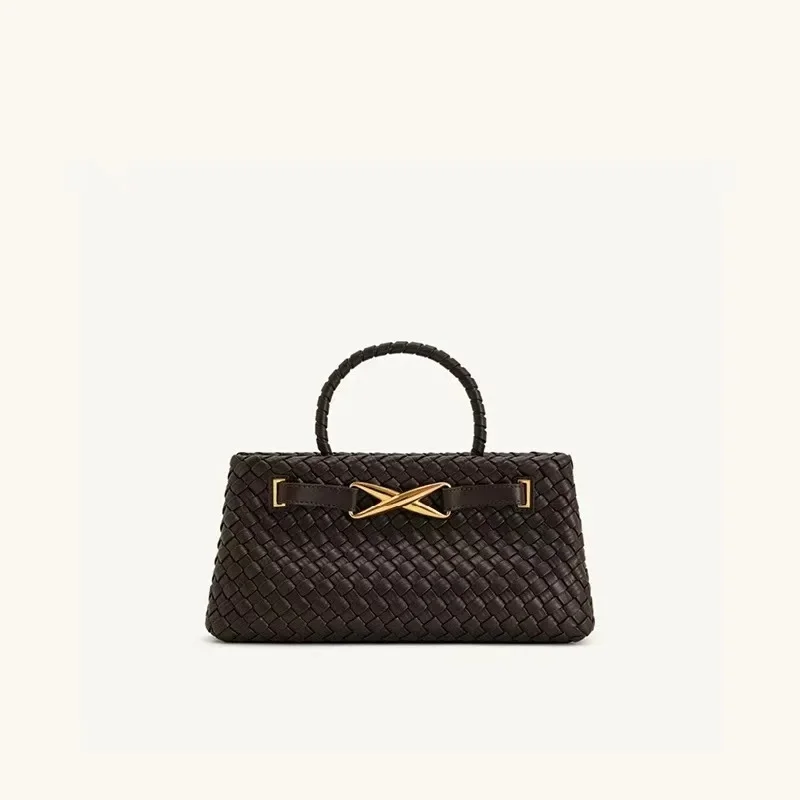 حقيبة كتف جلد فاخرة