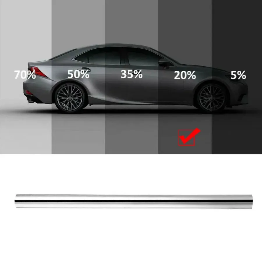 Car Sun Shade 1Roll Car Window Mirror Glass Stickers Tint Film 20*10 Uncut