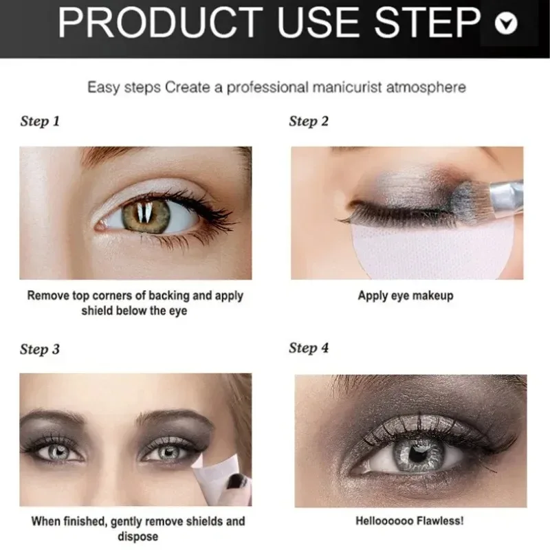 20/50PCS Makeup Stickers Eye Makeup Stencils Disposable Eyeshadow Stickers Eyeliner Shield