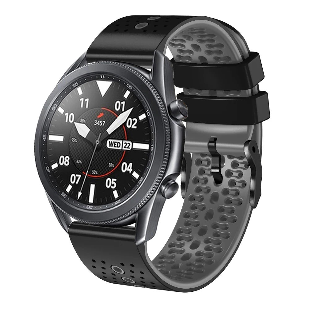 Silicone Smartwatch Strap - 22mm Wristband Replacement