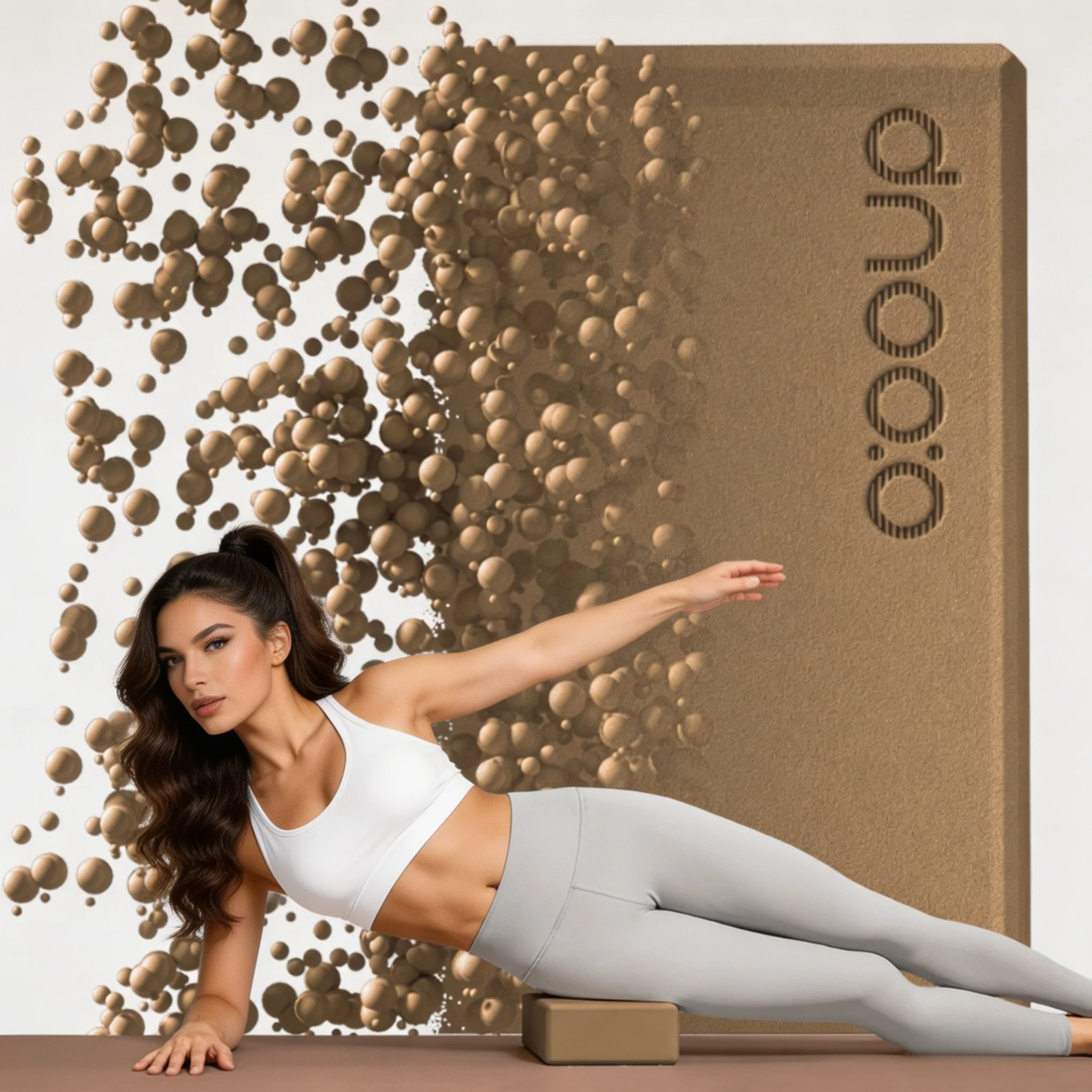 Premium Non-Slip Yoga Block - High-Elastic EVA, Ideal Pilates Fitness Aid, Perfect