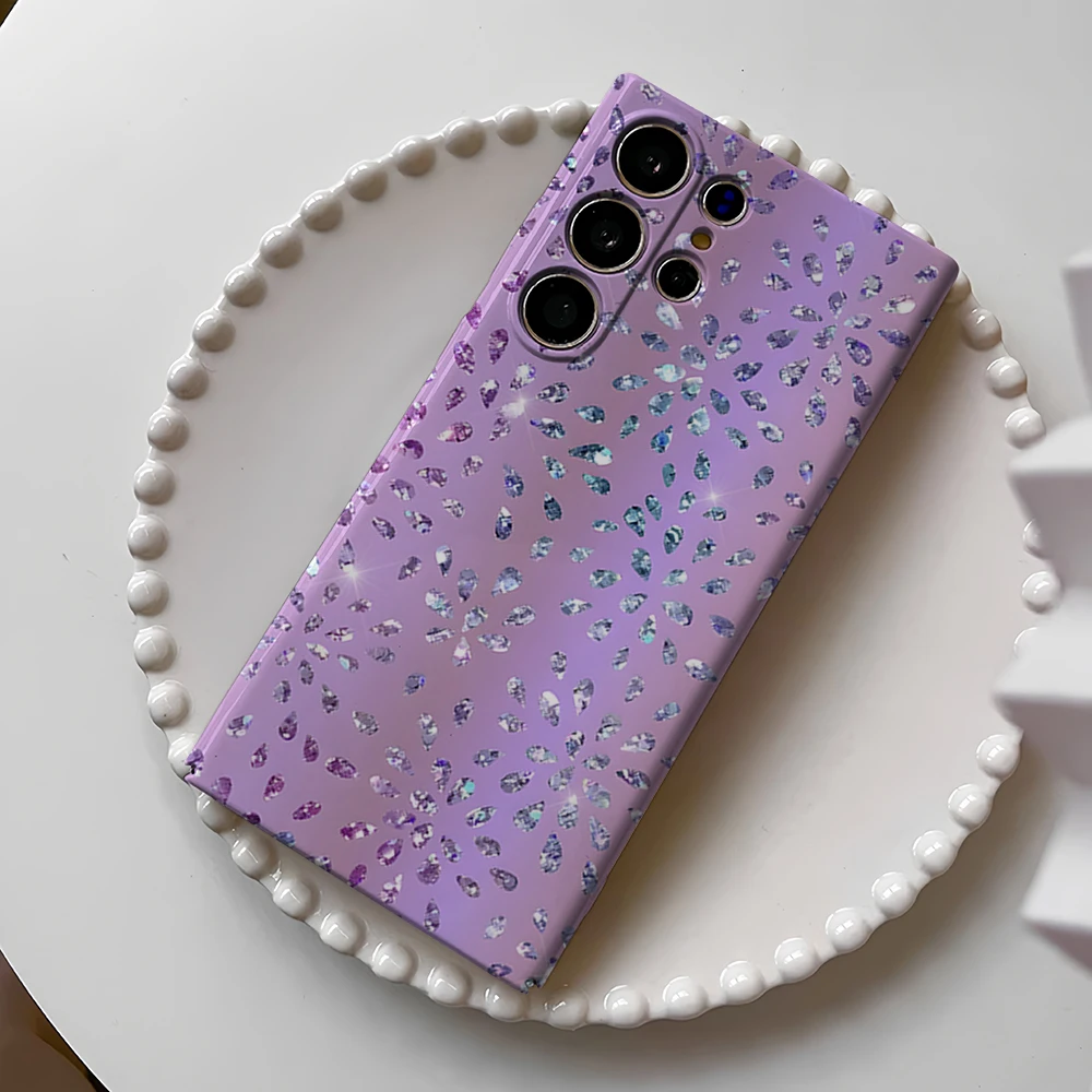 Sparkle Crystal Shockproof Double Layer Tough Back Phone Case