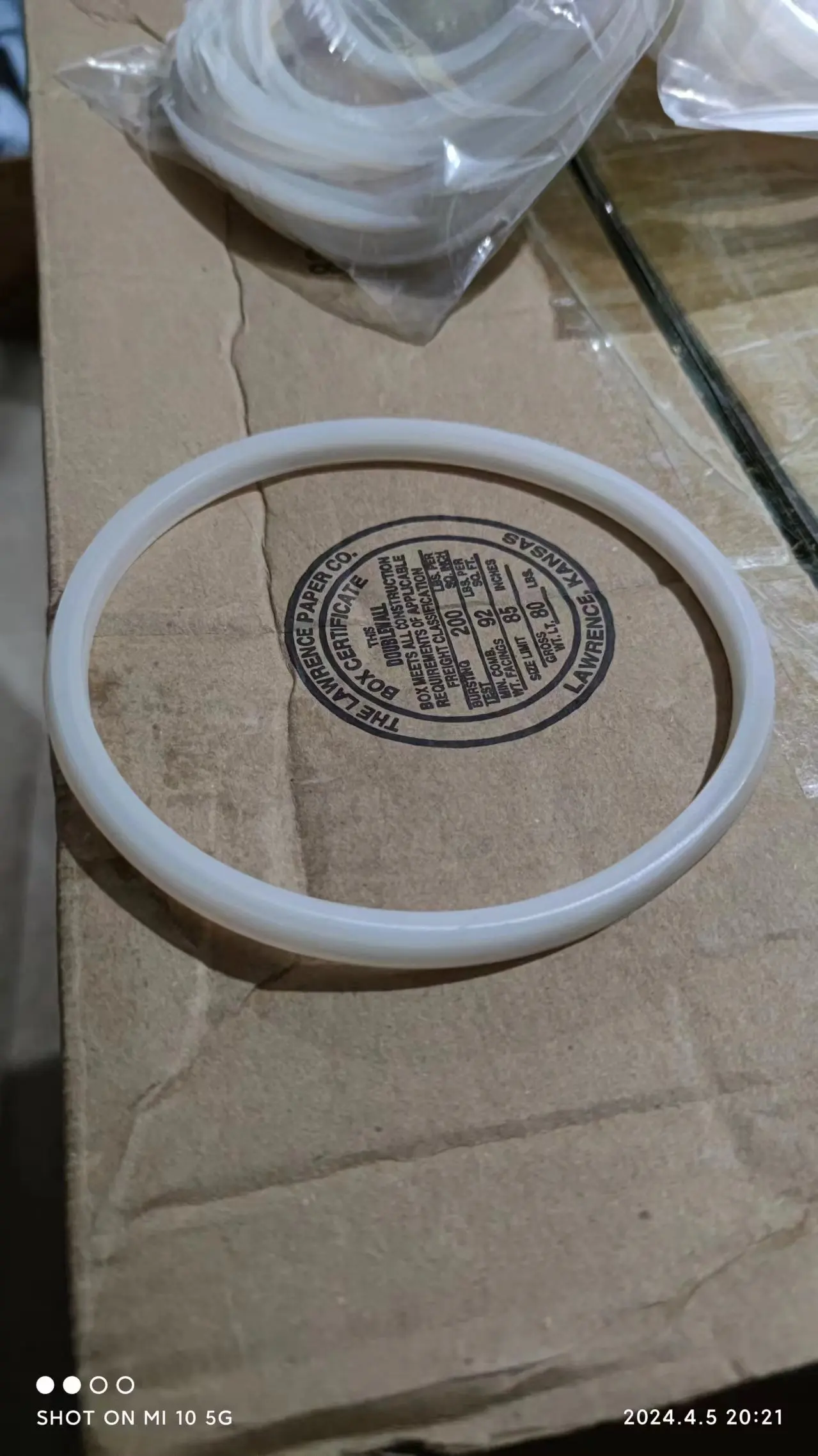 1PC 10/15L Sausage Syringe Sausage Machine Sealing GASKET O.D.16.5cm Sanitary Sealing Ring Commercial Vertical Enema Machine